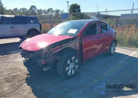 2021 Tesla Model Y Long Range Dual Motor All-Wheel Drive из США, поврежденный, VIN 5YJYGDEE6MF138188